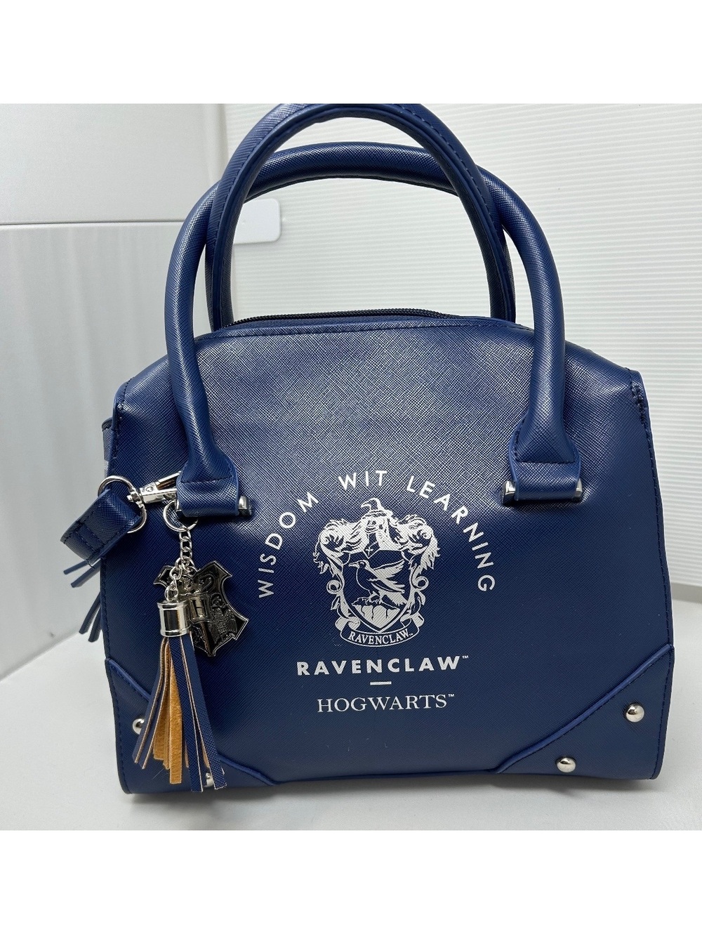 Harry Potter Ravenclaw Hogwarts Blue Purse Bag Handle & Shoulder Bioworld NWOT